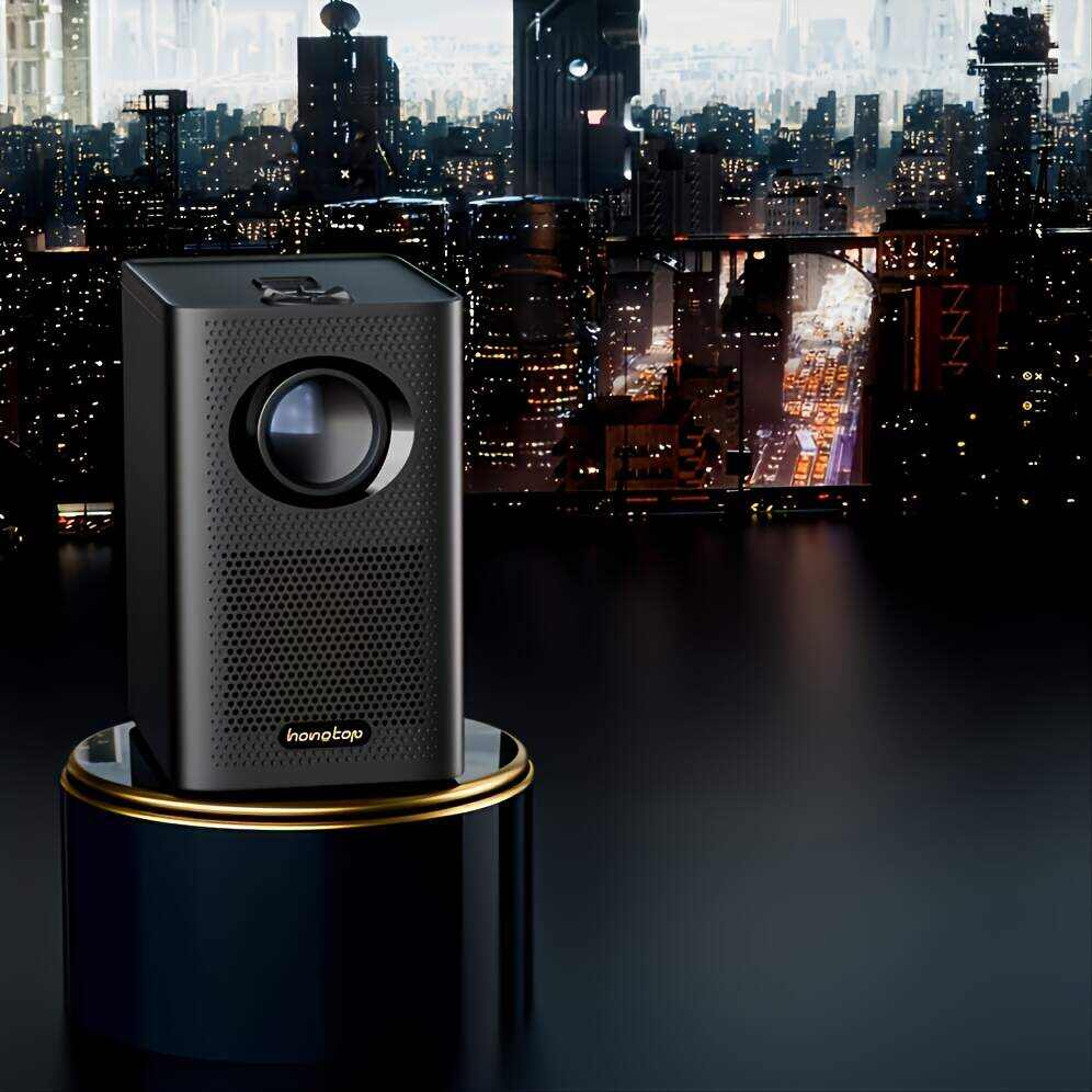 1pc Mini & Smart Portable Movie Projector With WiFi, Compatible With IOS/Android/HDMI/USB