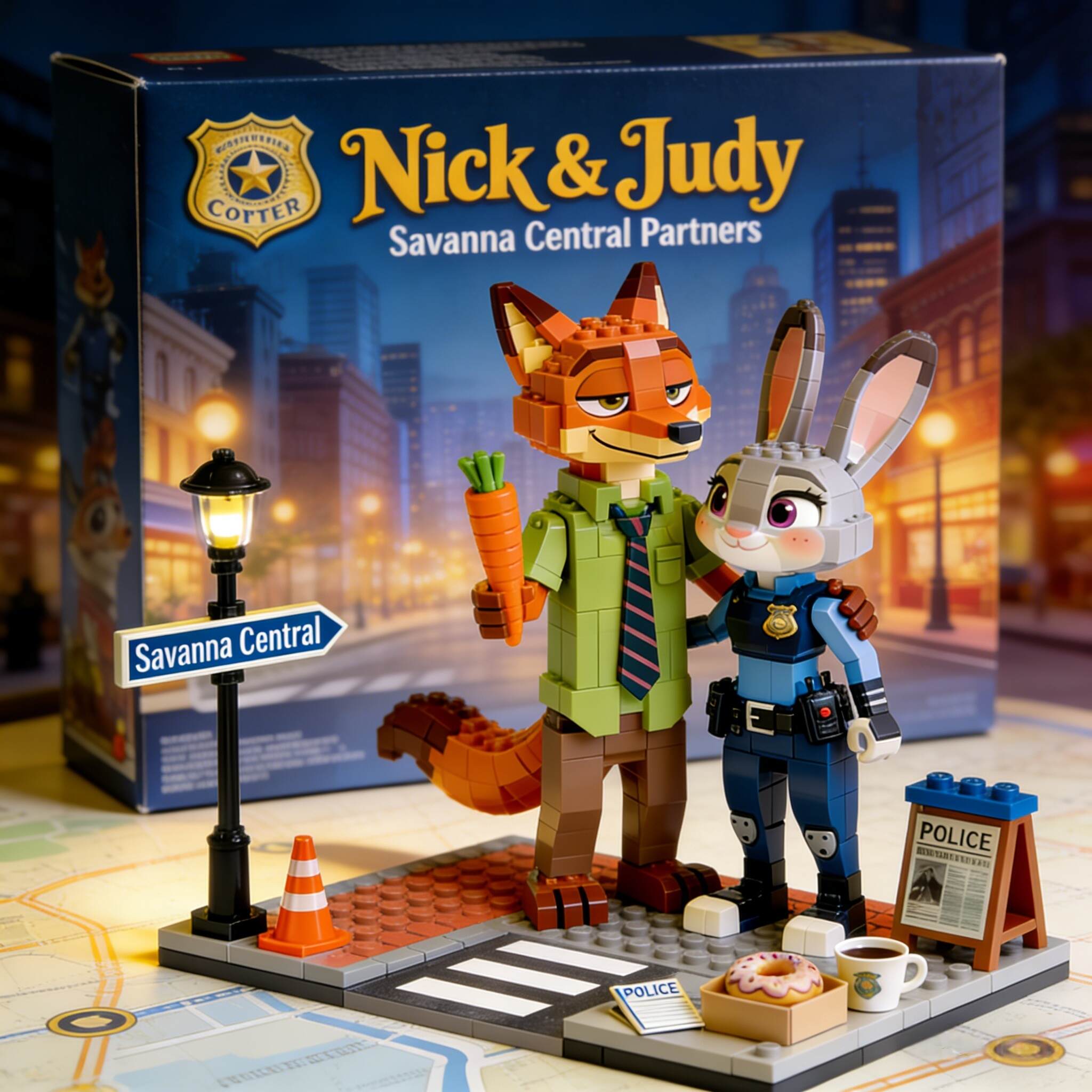 Zootopia Laugh & Love Brick Display Set
