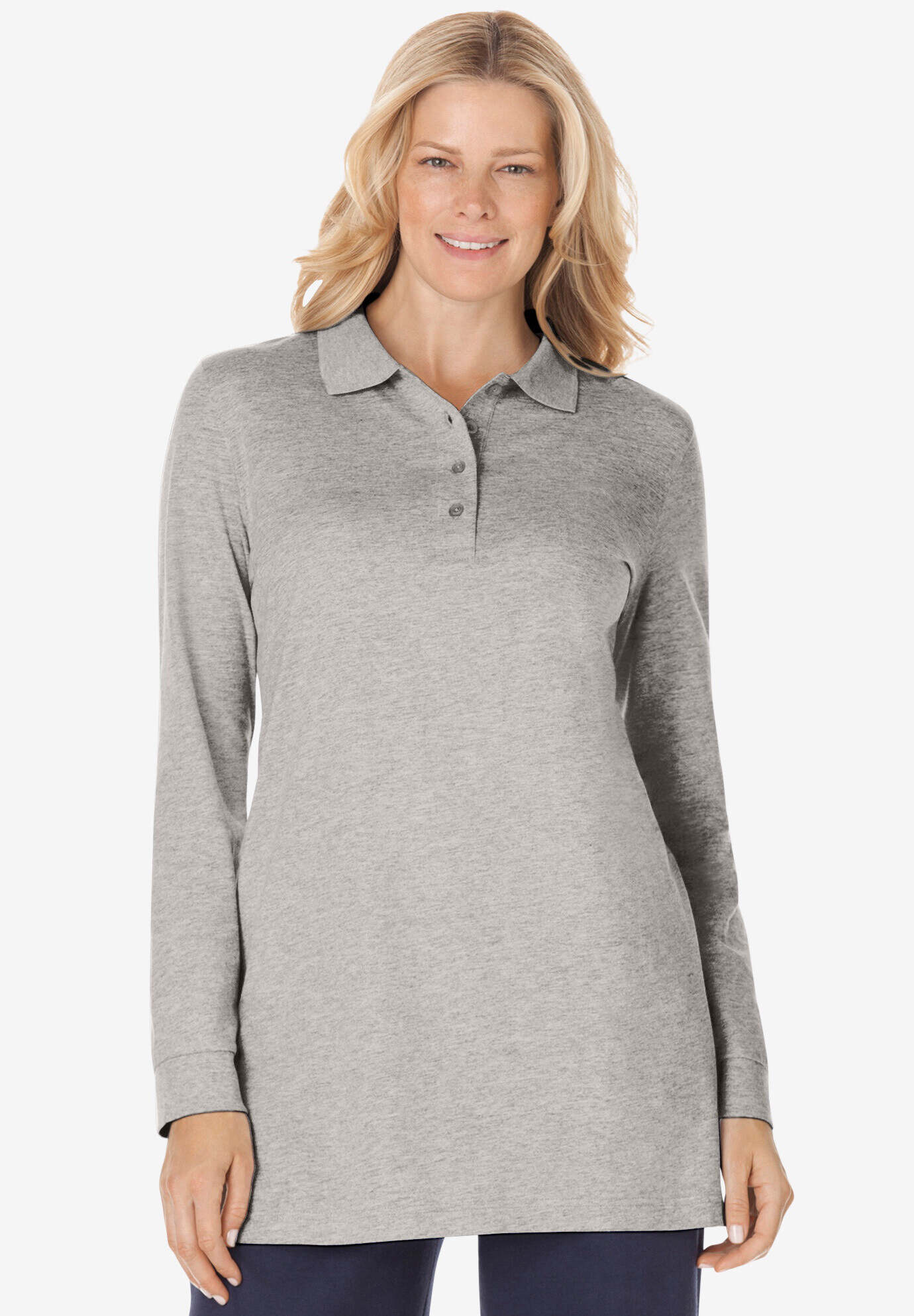 Long-Sleeve Polo Shirt