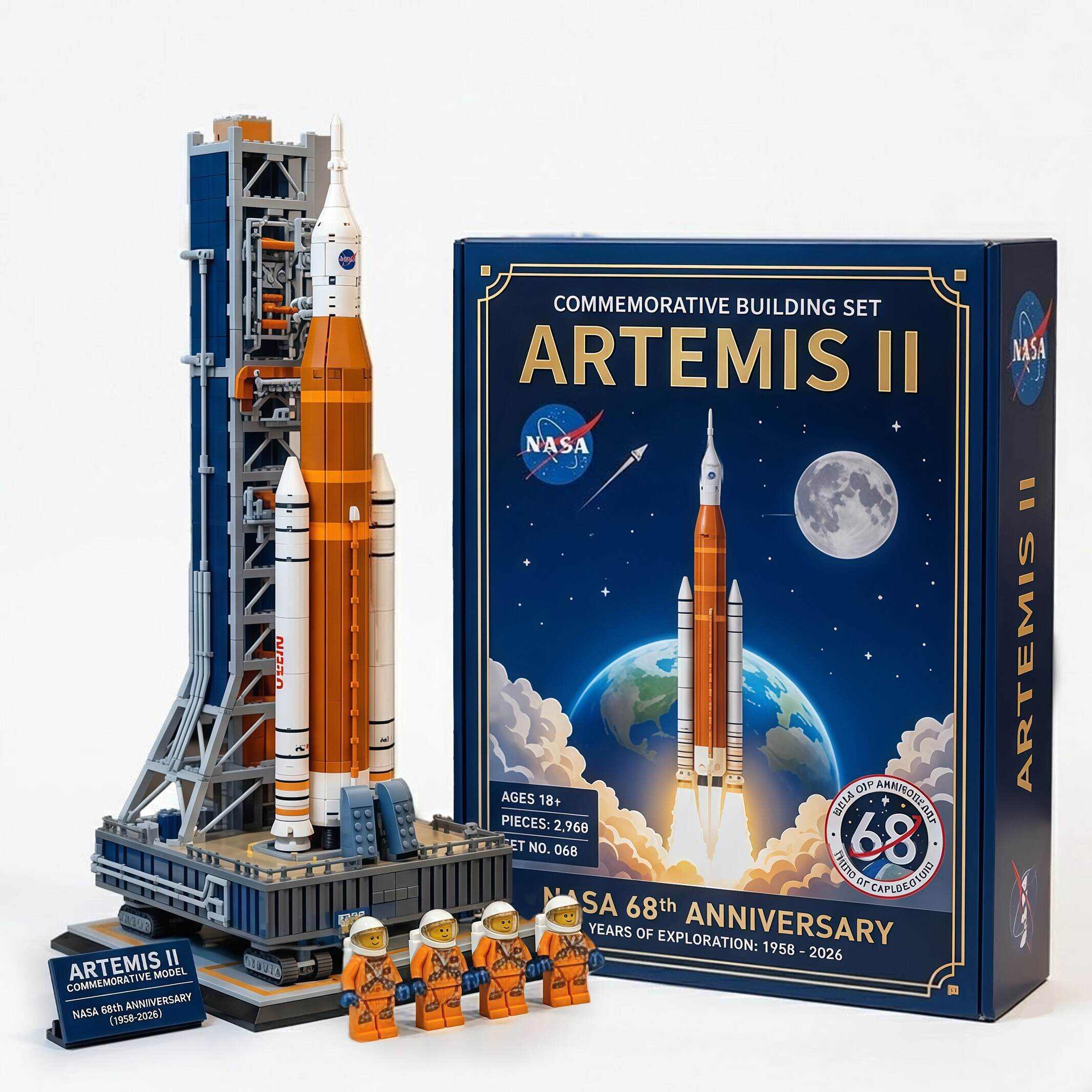 🚀🌕 “Artemis II” Rocket Building Set