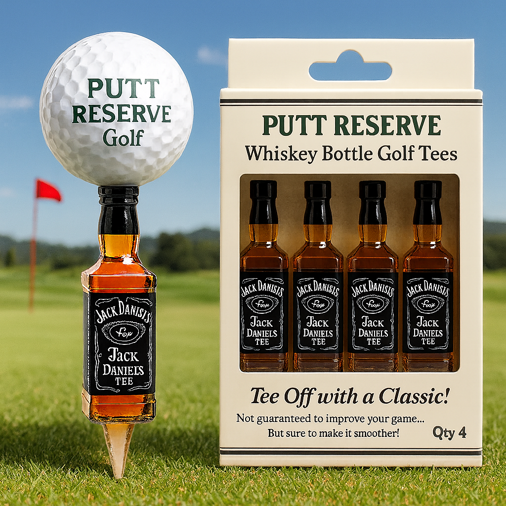 ⛳ Whiskey Bottle Golf Tees