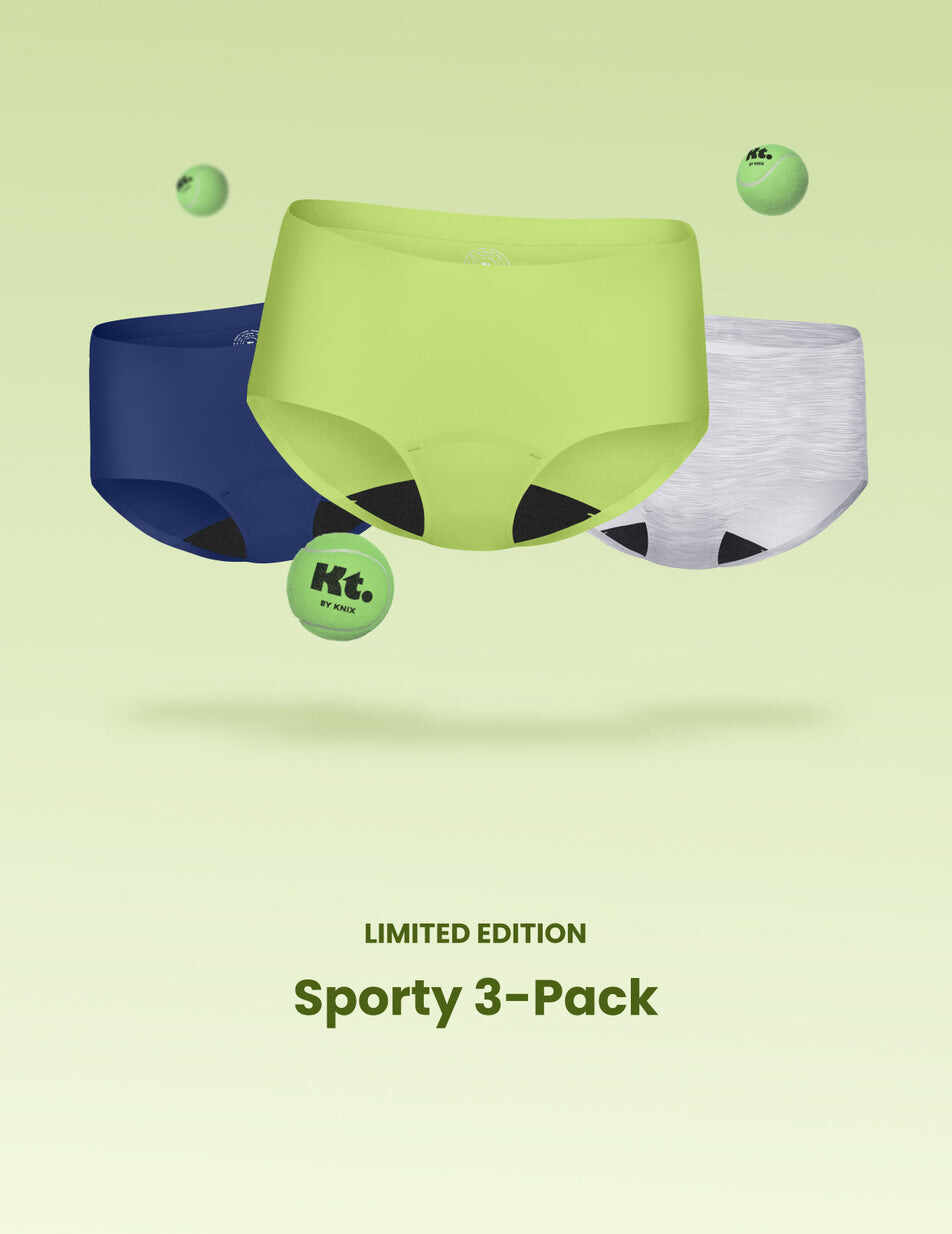 Teen Light Leakproof No-Show Underwear Boyshort 3-Pack
