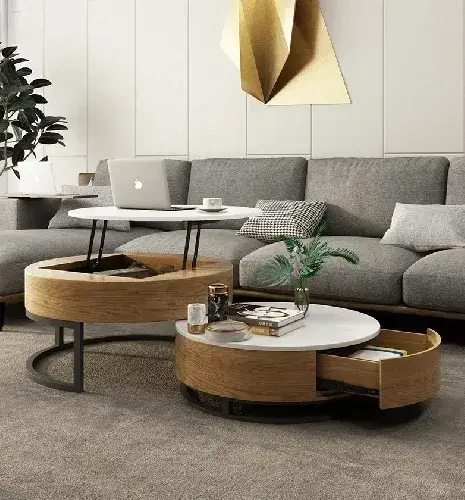 Clearance SaleScandinavian Style Lift-Up Coffee Table