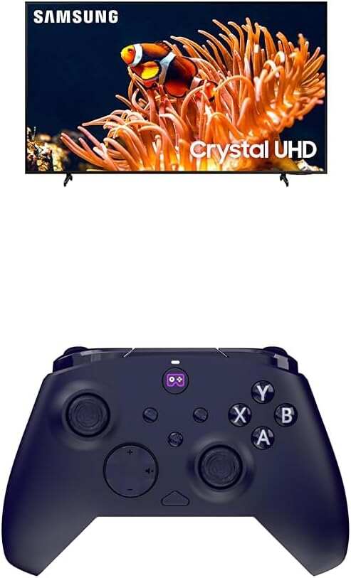 SAMSUNG 65-Inch Class 4K Crystal UHD DU8000 Series HDR Smart TV w/Object Tracking Sound Lite, Motion Xcelerator, Ultra Slim Design, Gaming Hub, Alexa Built-in (UN65DU8000, 2024 Model)