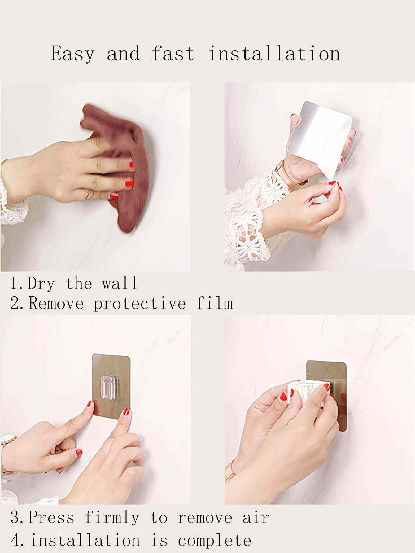 1pc Multifunction Random Color Mop Holder