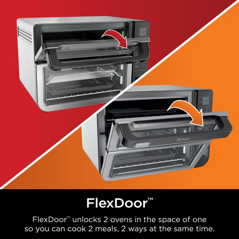 Ninja 12 in 1 Double Oven With FlexDoor Ovens