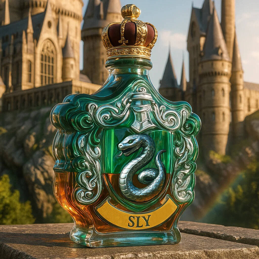 Hogwarts House Crest Whiskey Bottle
