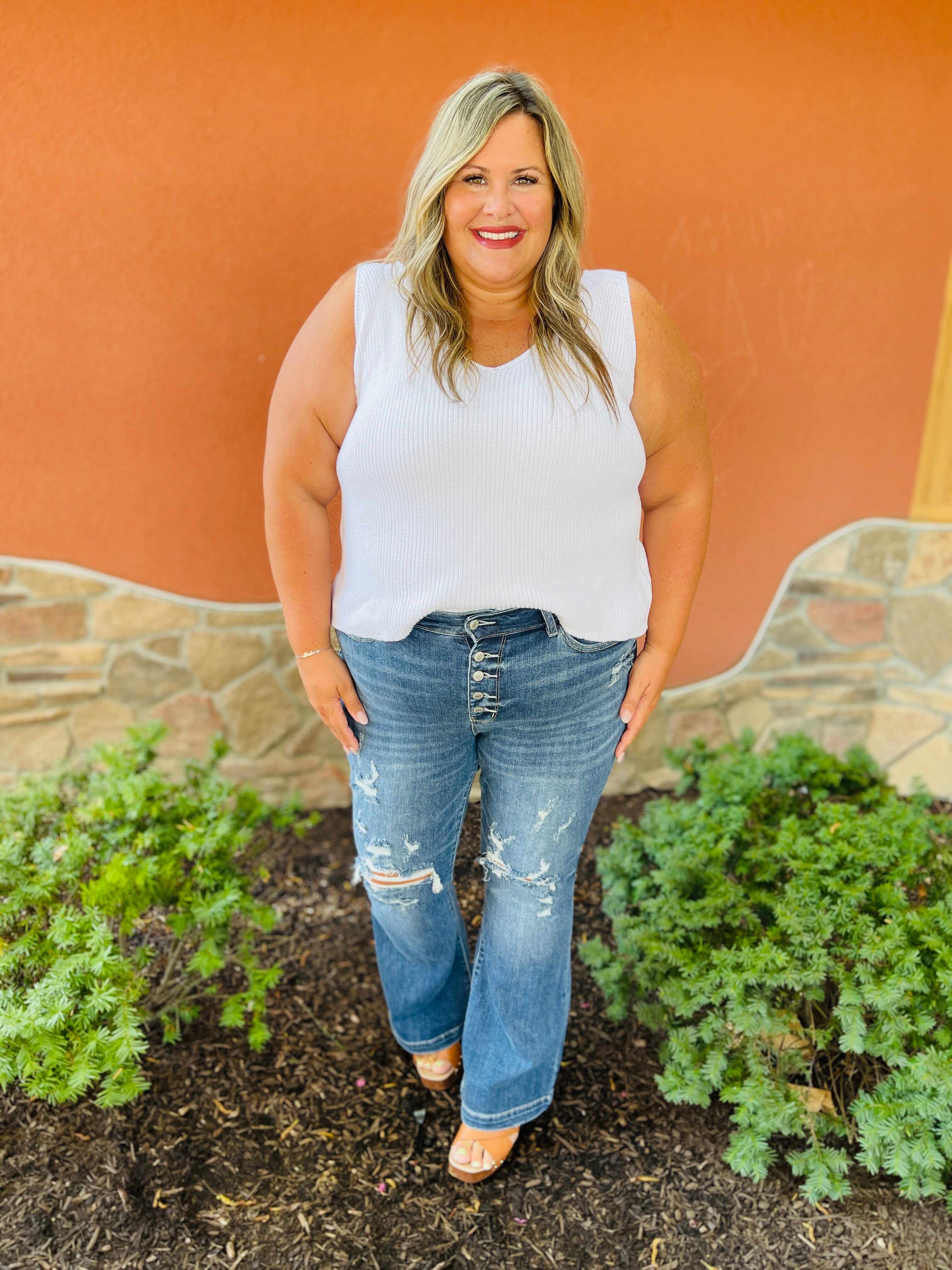 RESTOCK! Plus/Reg Let's Go Girls Flare Jeans