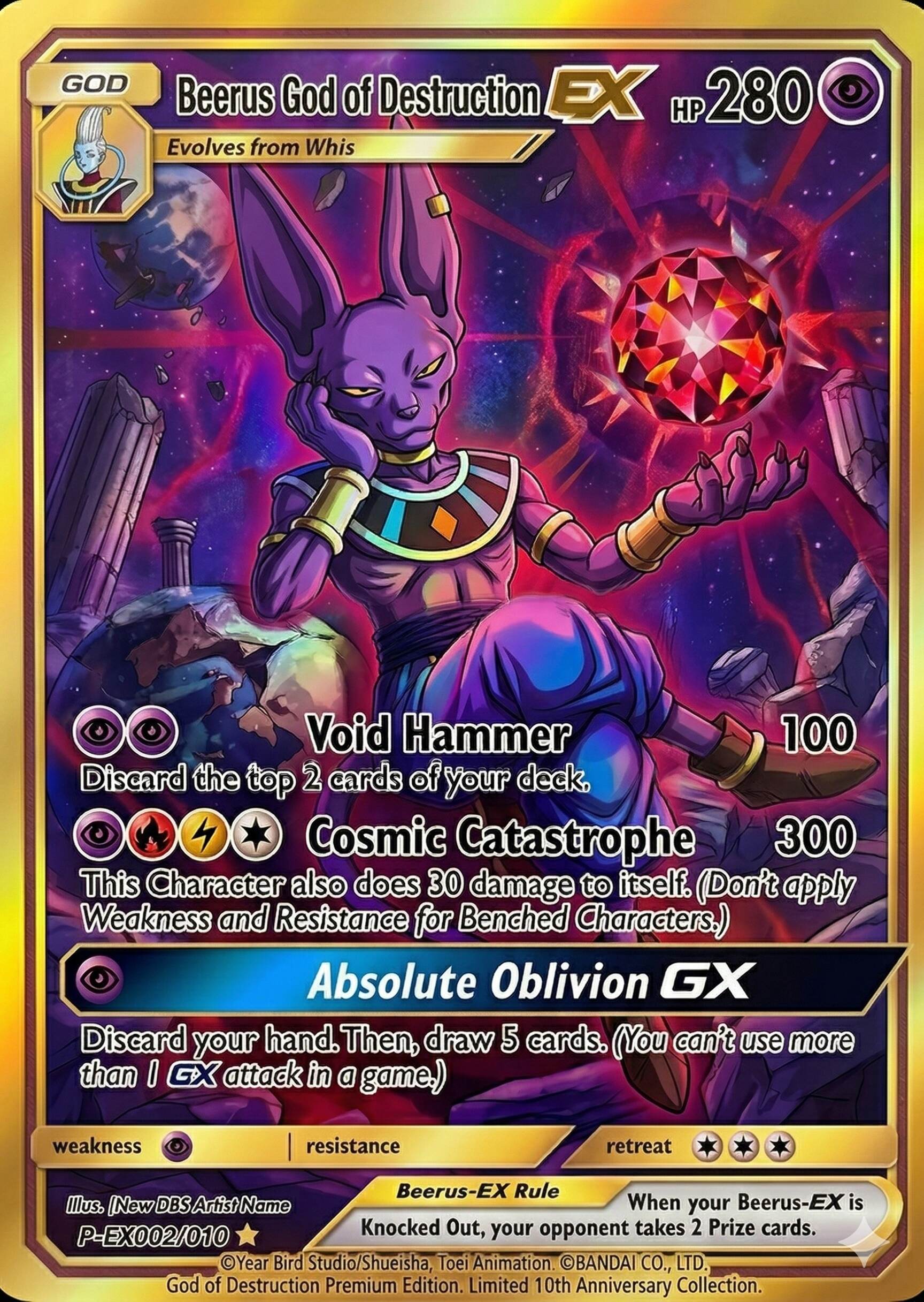Dragon Ball Super 10th Anniversary TCG Cards