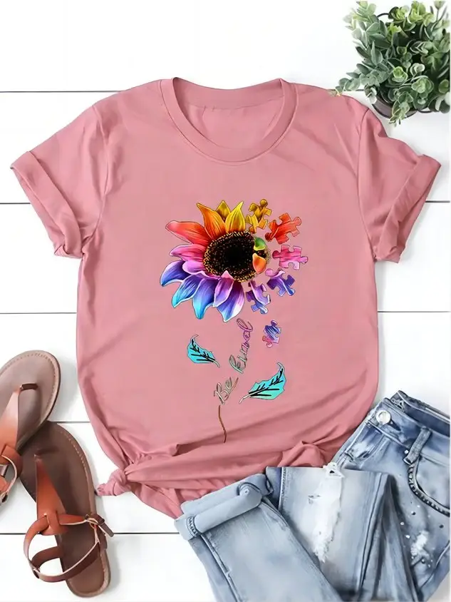 Be Kind Shift Short Sleeve Casual Women Tee