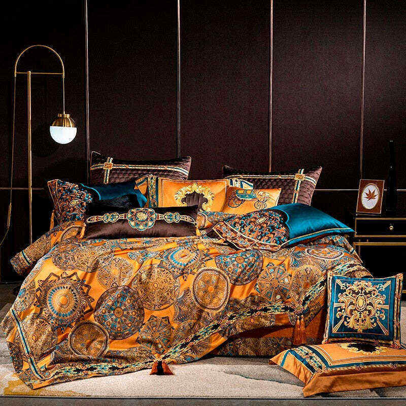 Smaddy Vintage Silk Bedding Set