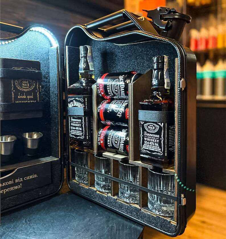 20 L Jerry Can Mini Bar, Christmas gift, Home Mini Bar, Party Mini Bar, Handmade Fuel Bar, Gift For Him, For Husband, Custom Fuel Bar
