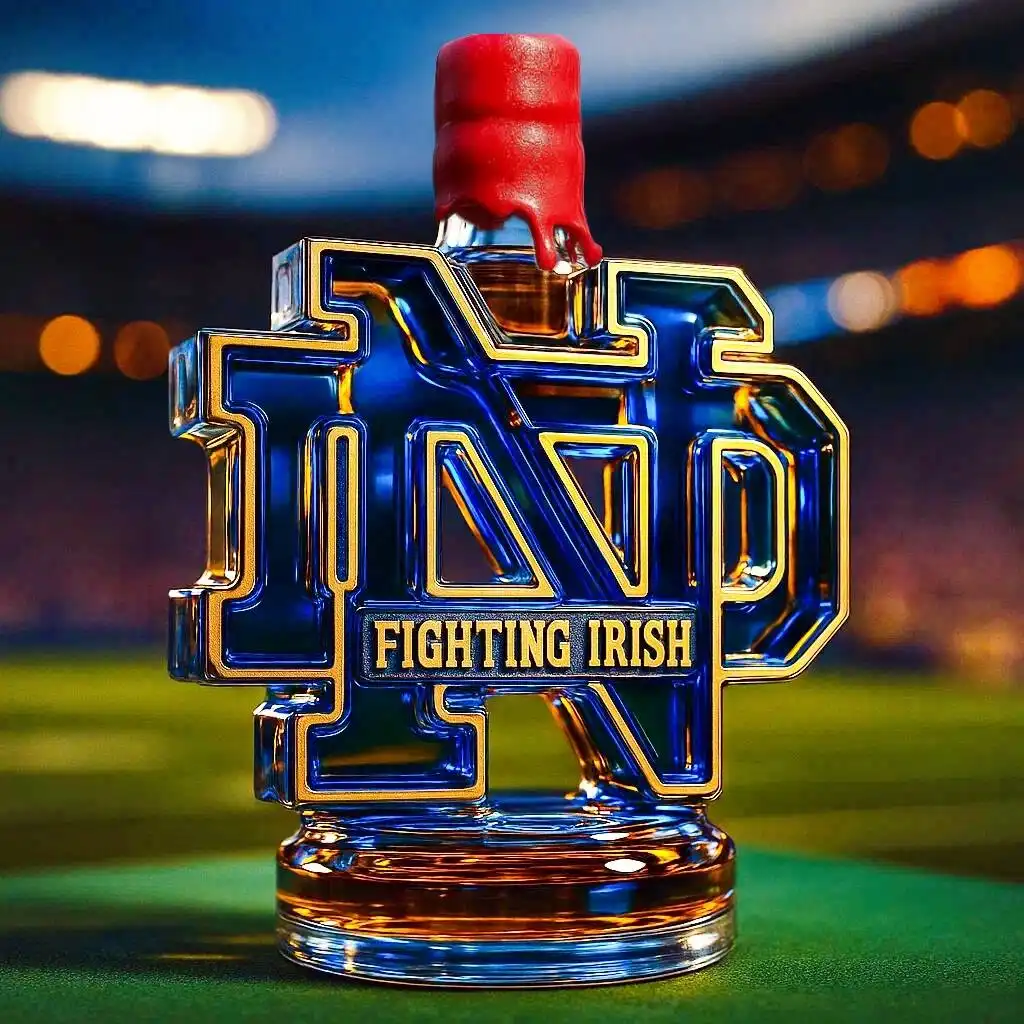 Notre Dame Fighting Irish Whiskey bottle