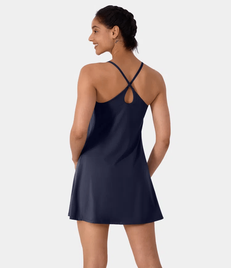 🔥Flash Sale🔥Softlyzero Plush Backless Active Dress-Easy Peezy