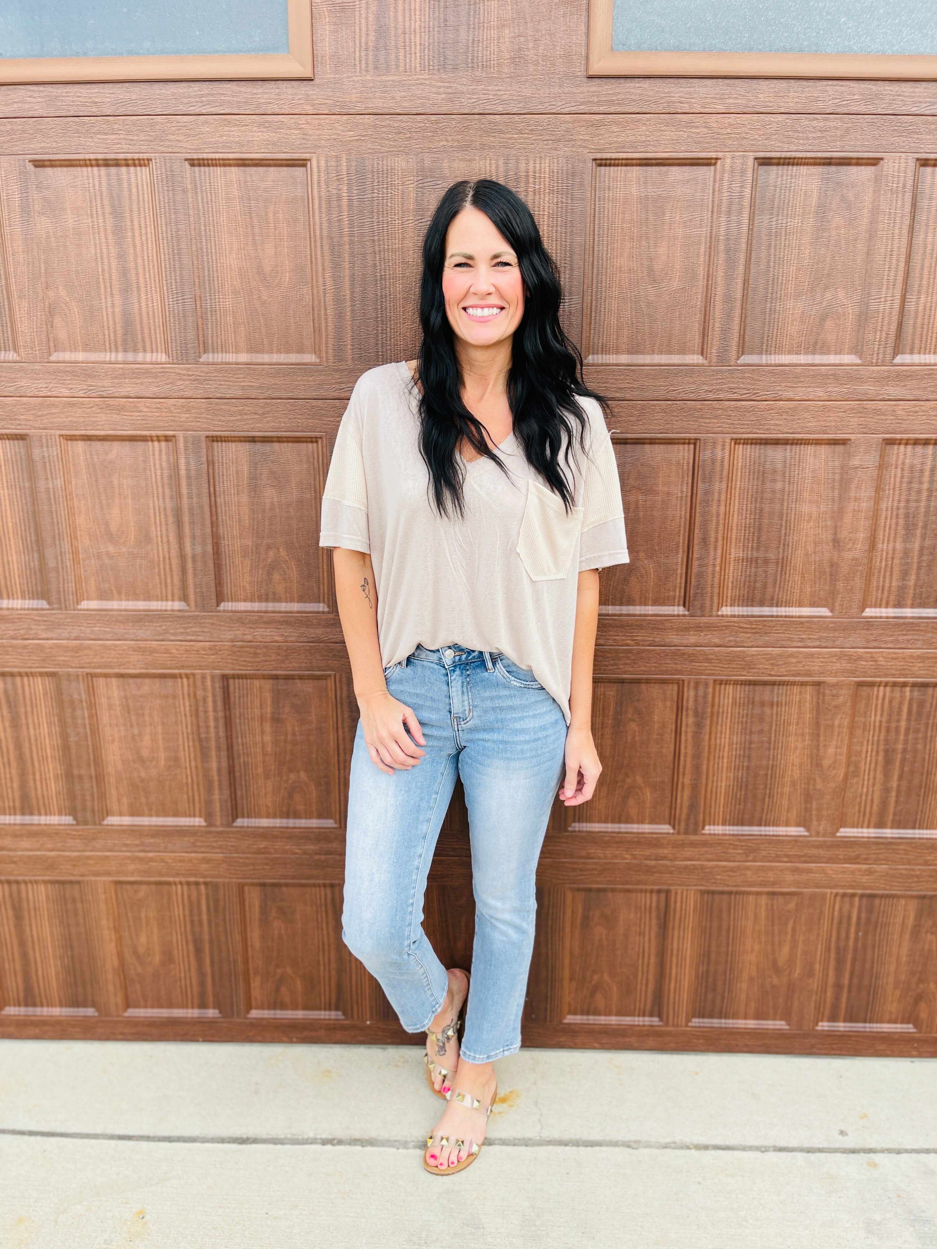MARKDOWNS! Lovervet REG/CURVY Straight Into Summer Straight Leg Mid Rise Jeans