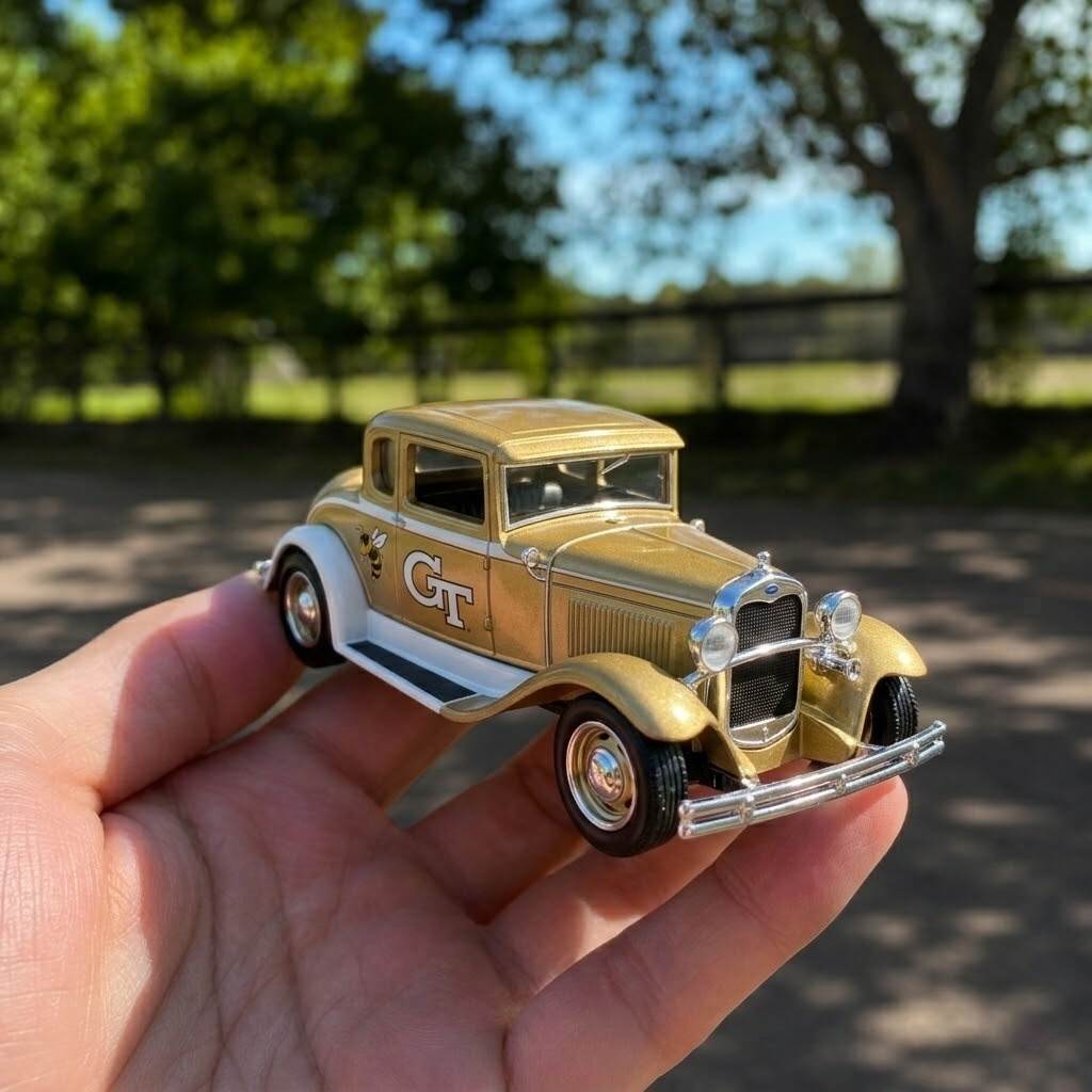 Hot Wheels Georgia Tech Yellow Jackets 134th Anniversary 1930 Ford Model A Sport Coupe