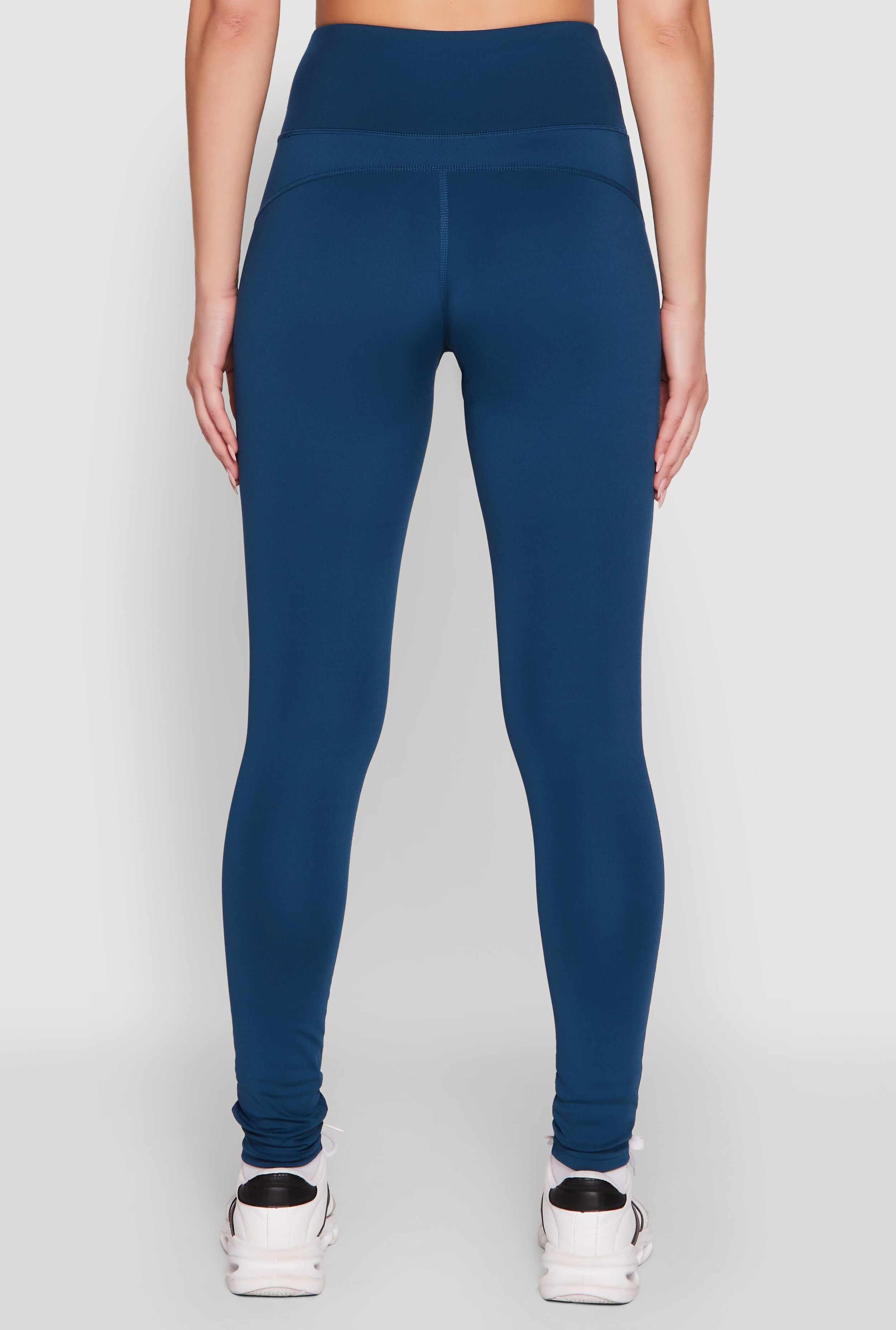 Solid High Waisted Yoga Pants