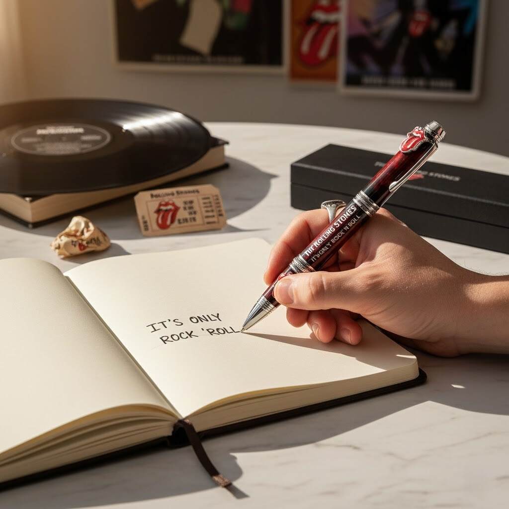 💋The Rolling Stones Commemorative Pen
