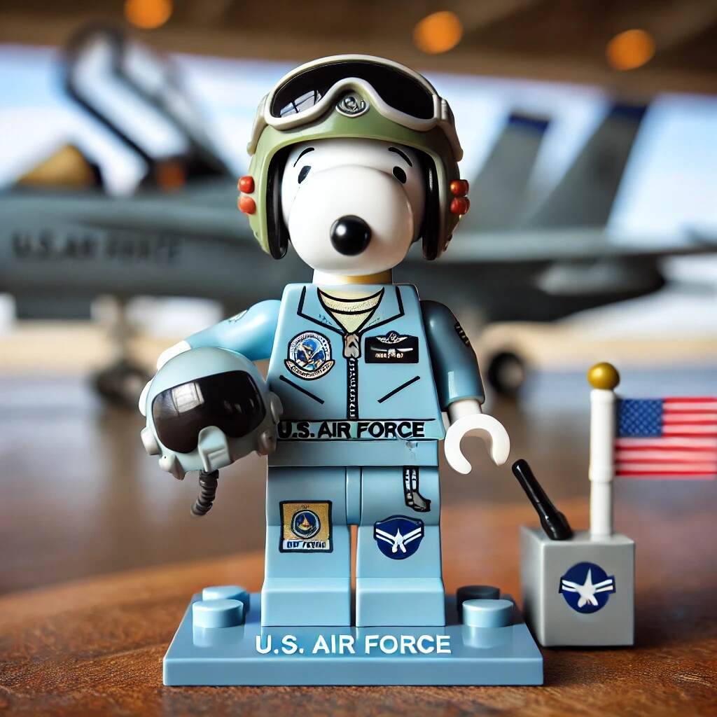 Snoopy Army Minifigure