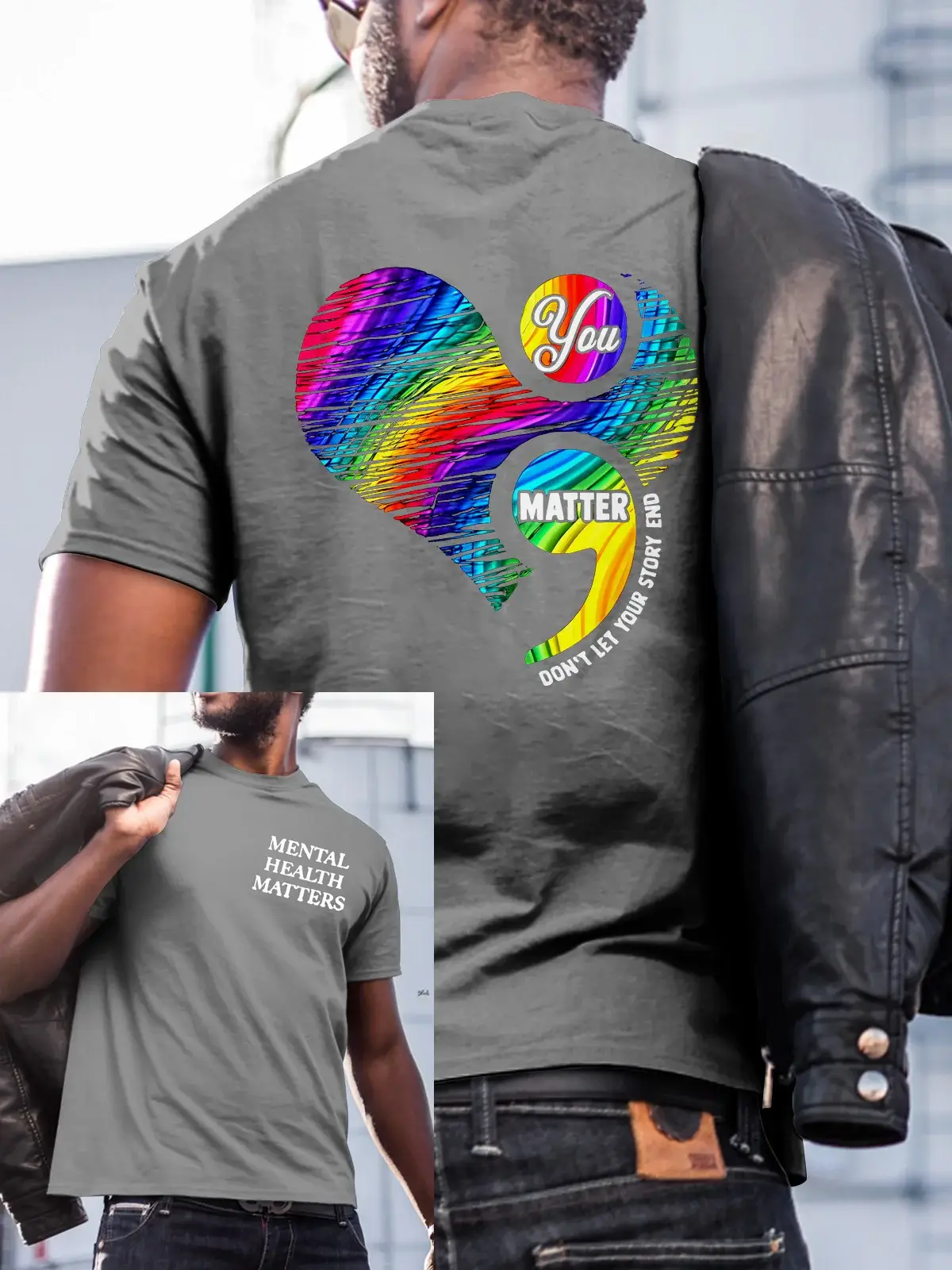 Men's Mental Health Matters You Matter, Don't Let Your Story End T-Shirt