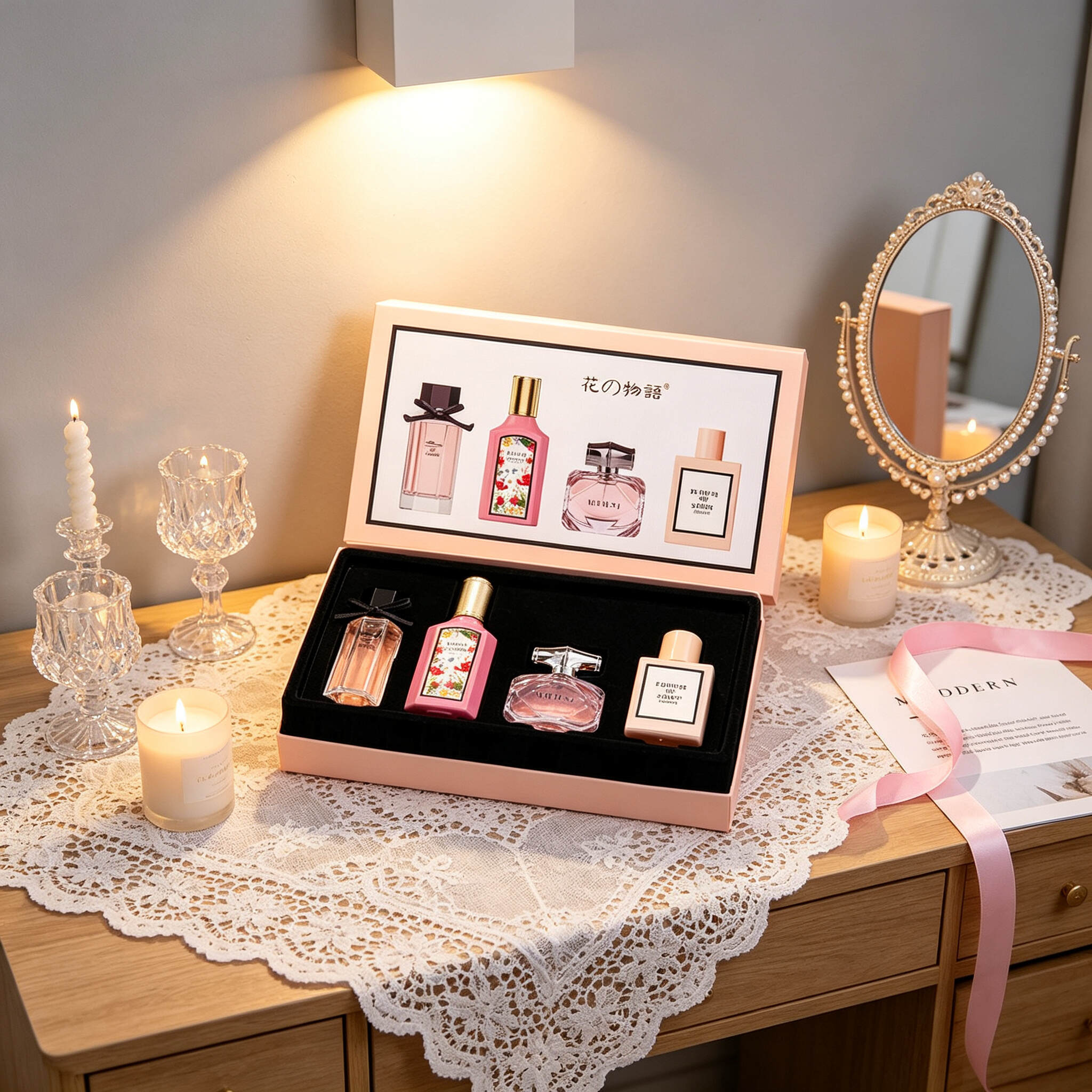 Hana Monogatari 4-Piece Mini Women Perfume Gift Set  25ml*4