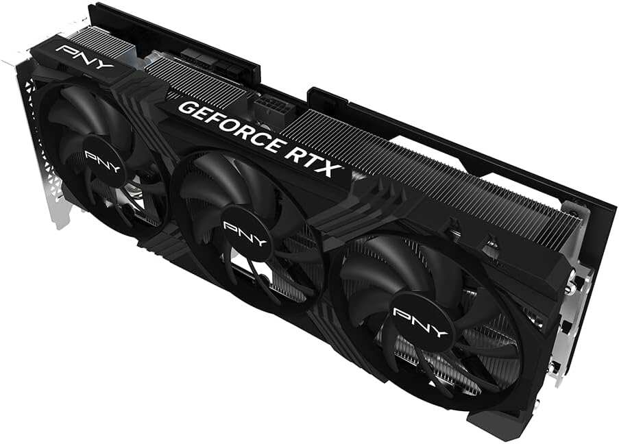PNY GeForce RTX™ 4070 Ti Super 16GB VERTO™ OC Triple Fan Graphics Card DLSS 3 (256-bit, GDDR6X, PCIe 4.0, HDMI/DisplayPort, Supports 4k, incl. Adapter & Support Bracket, 3 slot)