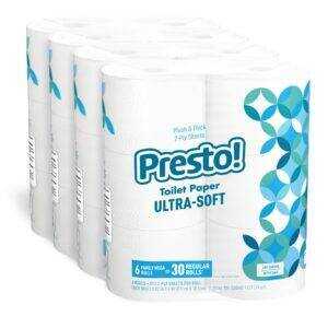 Charmin Ultra Soft Cushiony Touch Toilet Paper, 18 Family Mega Rolls = 90 Regular Rolls