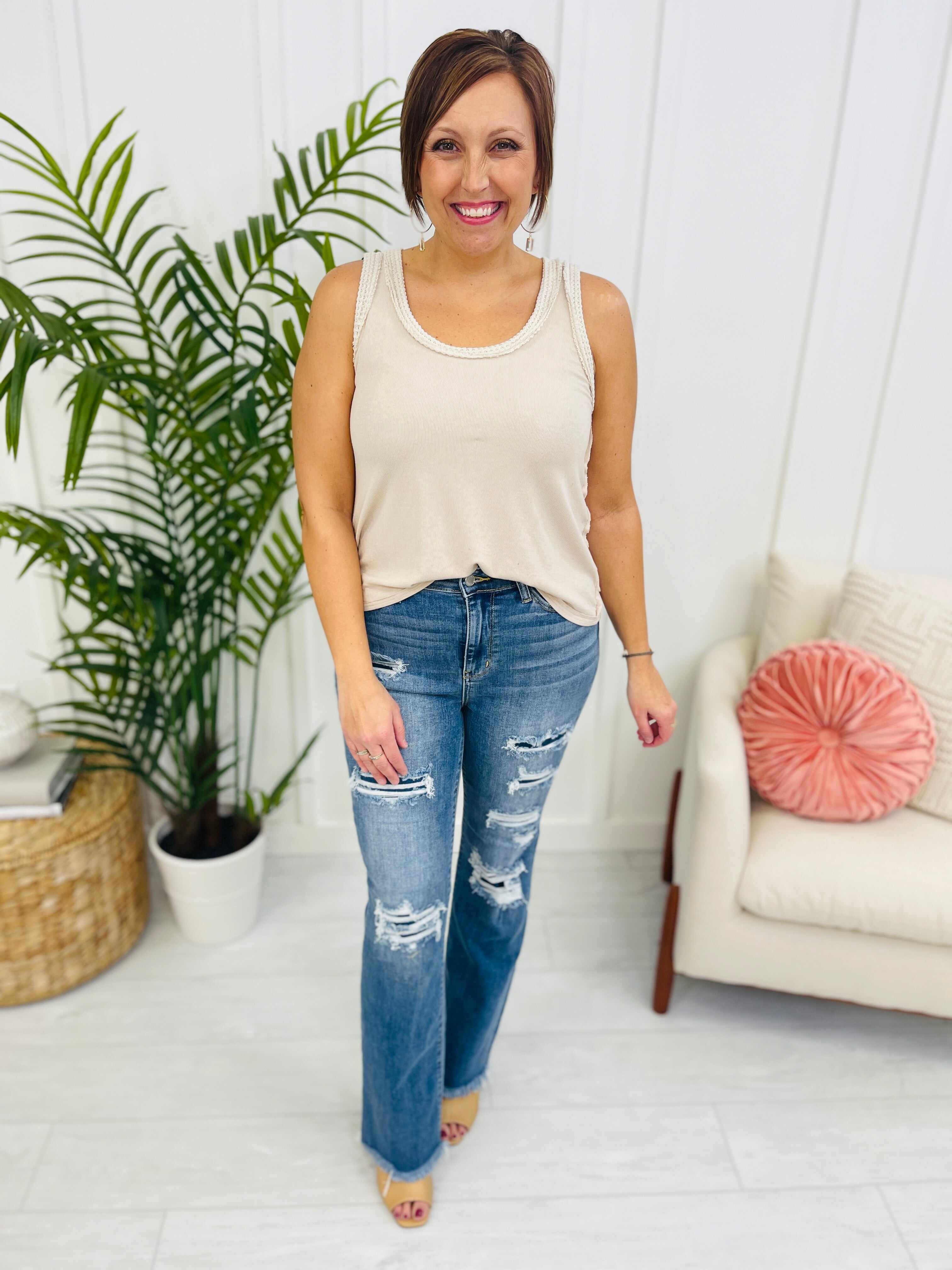 REG/CURVY Patch it Up Bootcut Jeans