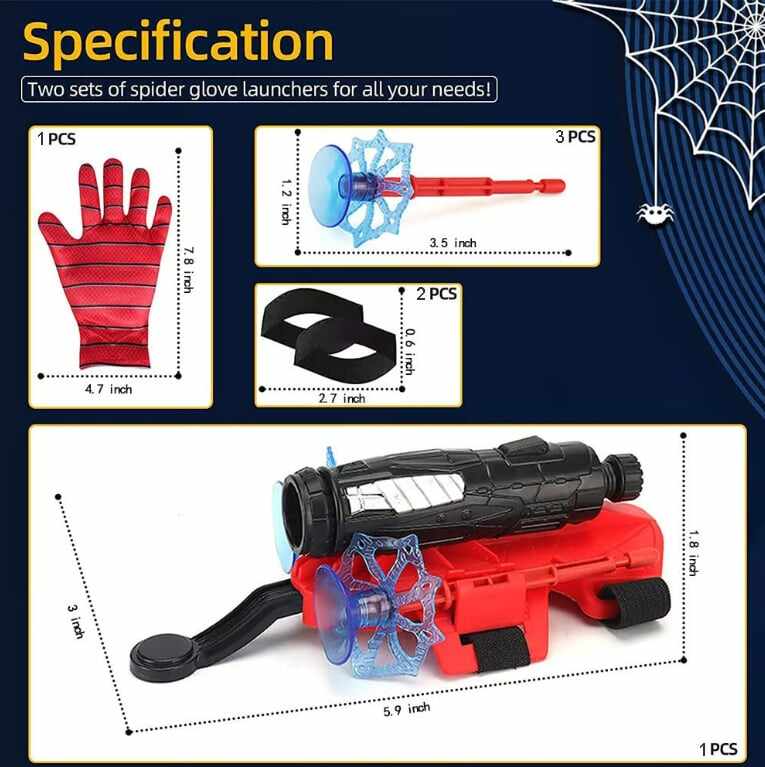 🔥Fulfill A Hero's Dream 🔥 Spider Web Launcher Toy