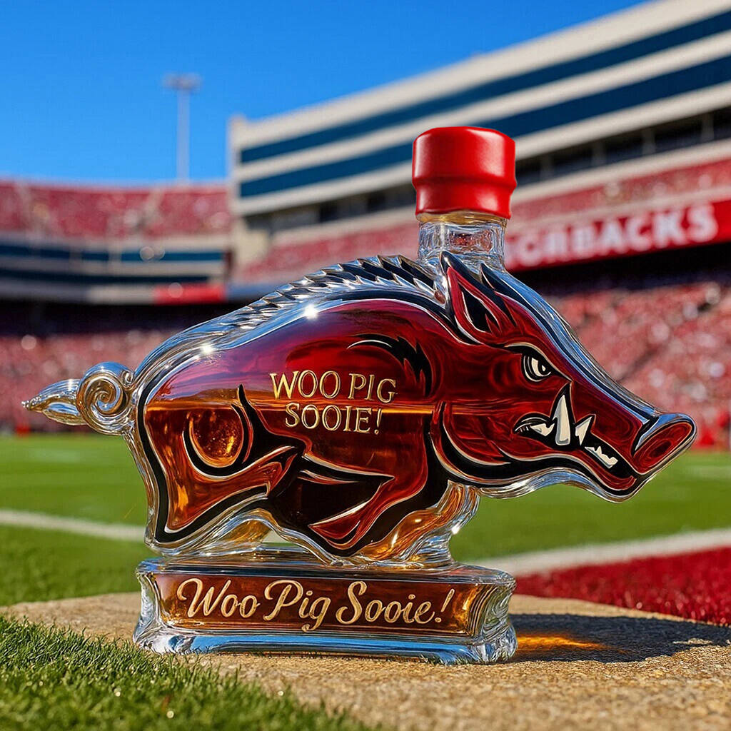Arkansas Razorbacks Limited Edition Whisky Bottle