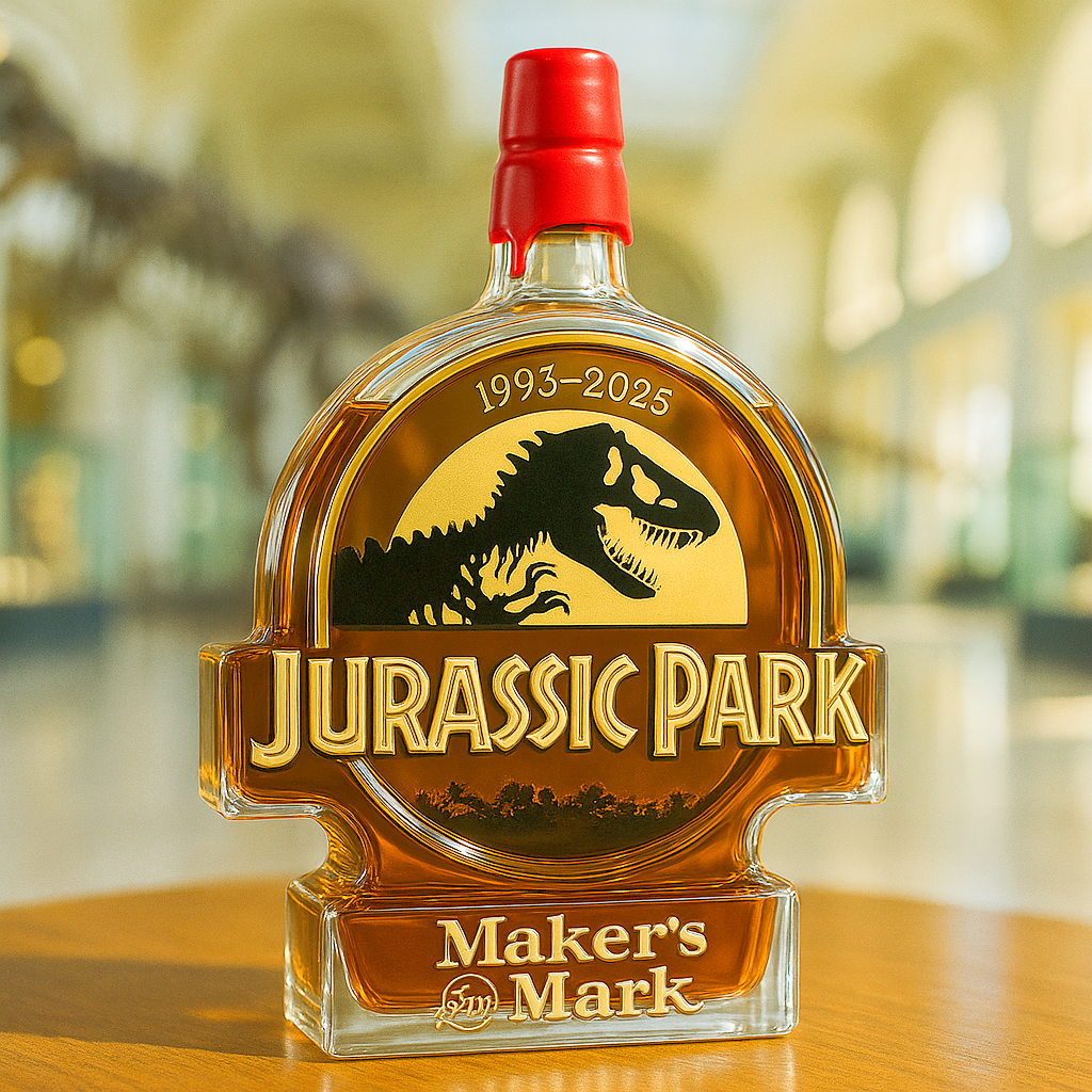 Jurassic Park Commemorative Whiskey Bottle