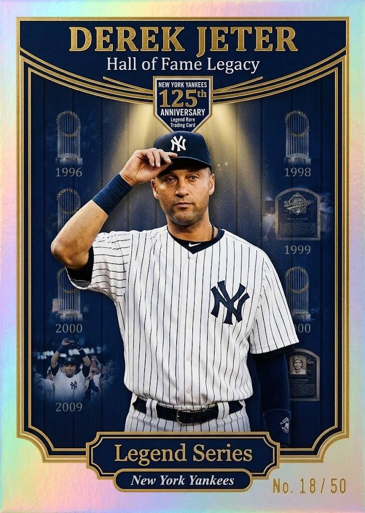 2026 New York Yankee 125th Anniversary Trading Cards Hobby Box