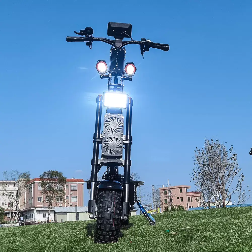 Latest 14inch fat wheel 10000W Fat Tire Electric Scooter with Top Speed 66MPH