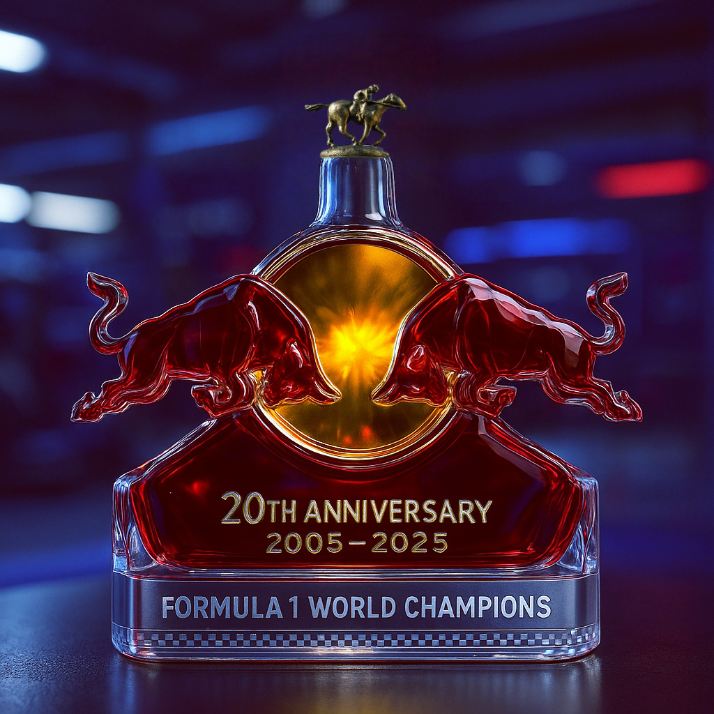 F1 Racing Whiskey Bottle