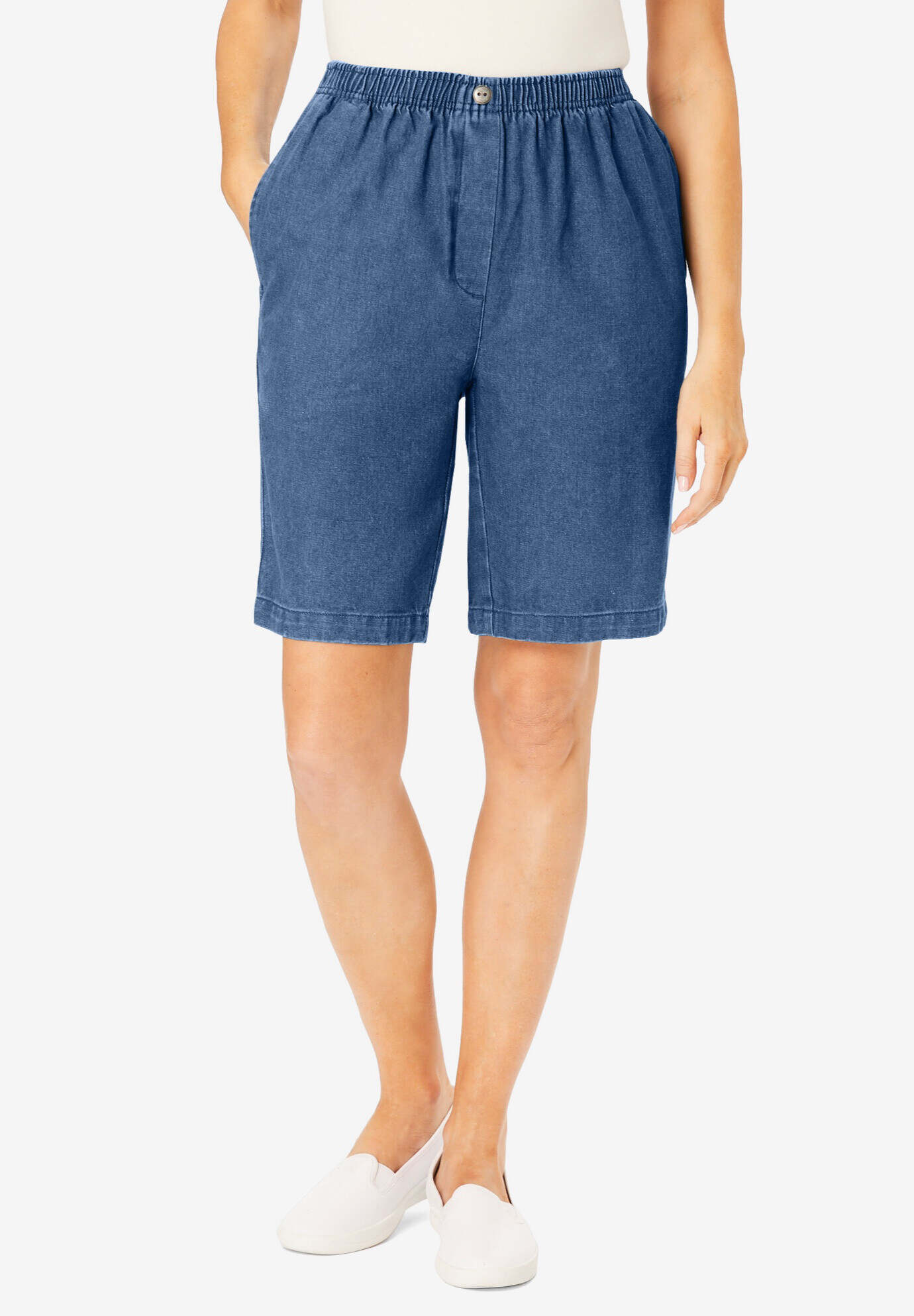 7-Day Elastic-Waist Cotton Short