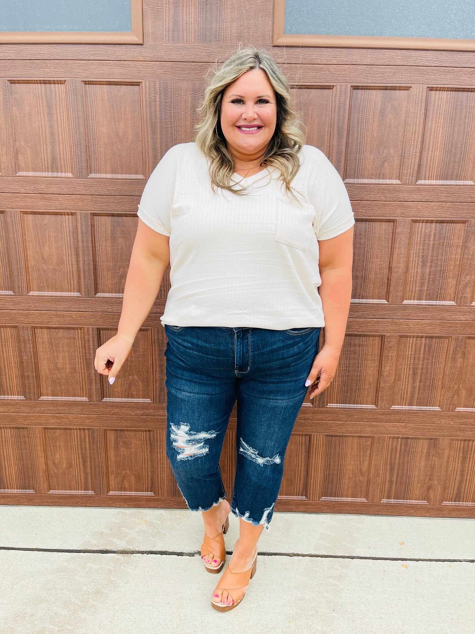 REG/CURVY Can't Crop Me Straight Jeans