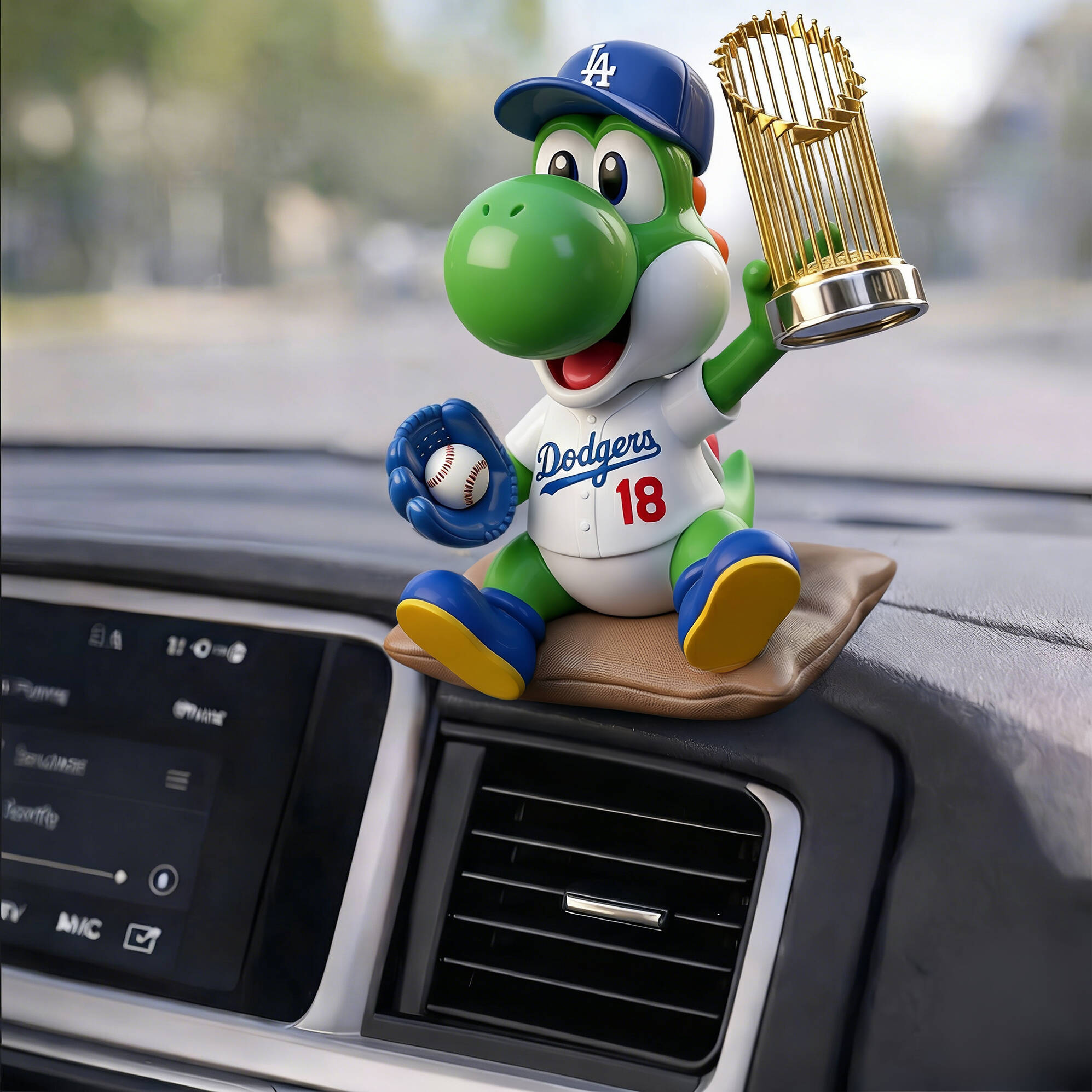 Champ Yoshi Dashboard Figurine