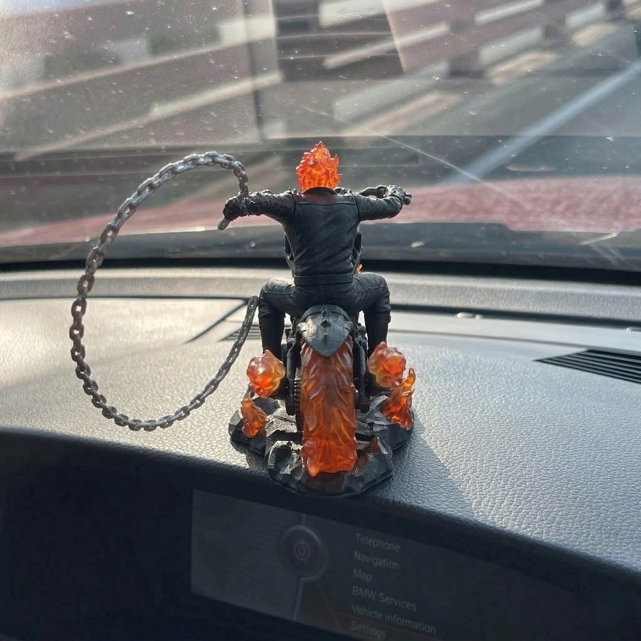 Hellfire Rider Dashboard Ornament