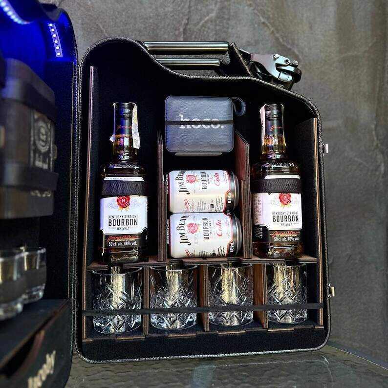 20 L Jerry Can Mini Bar, With Bluetooth Speaker, Custom Fuel Bar, Home Mini Bar, Handmade Travel Bar, Gift For Him, For Husband, For Dad