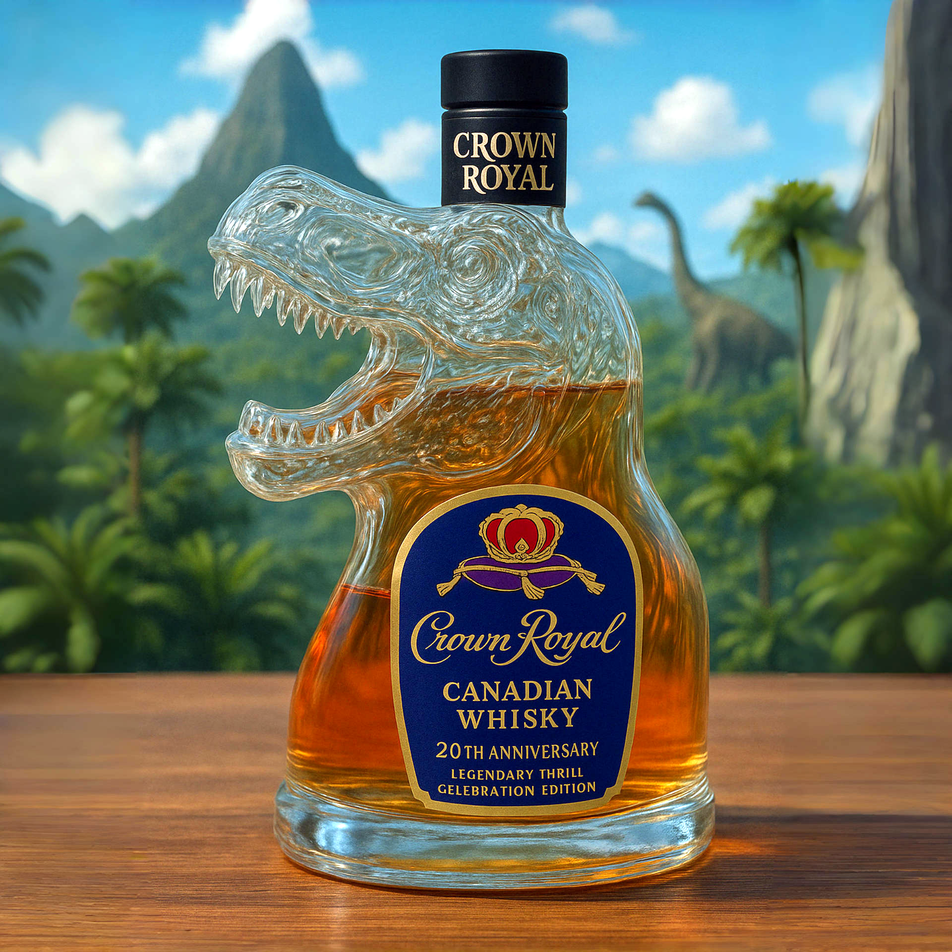 Jurassic Park Whiskey Bottle Collector's Edition