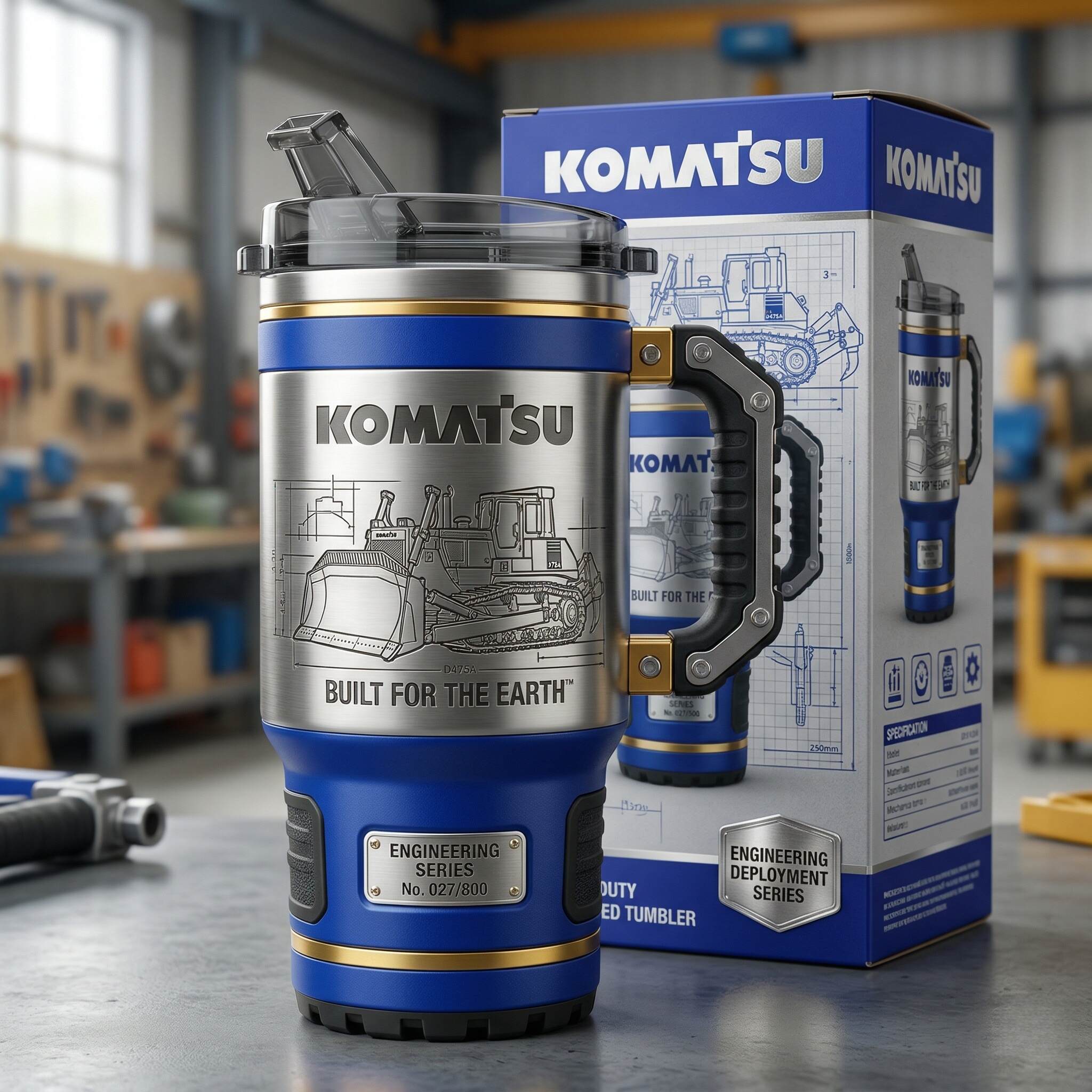 Komatsu Engineering Series Collector’s Tumbler