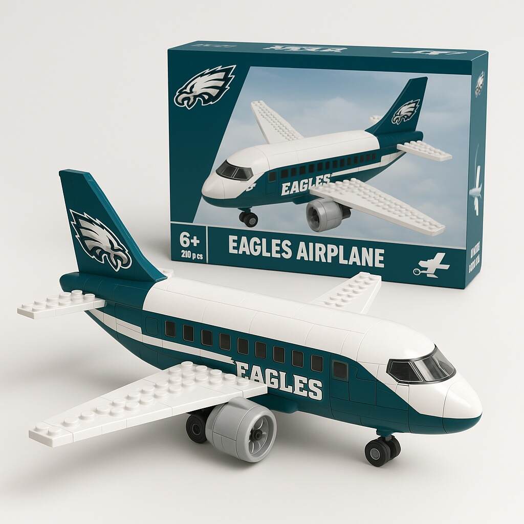Football Team Airplanes Building Blocks