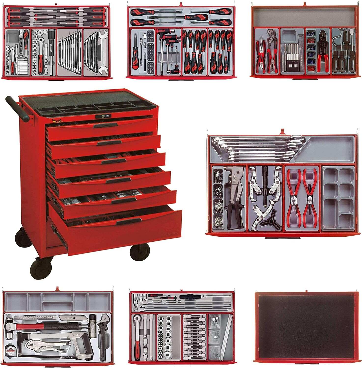 Teng Tools 1100 Piece Complete Mixed Monster Mega Master Hand Tool Kit - TCMONSTER02