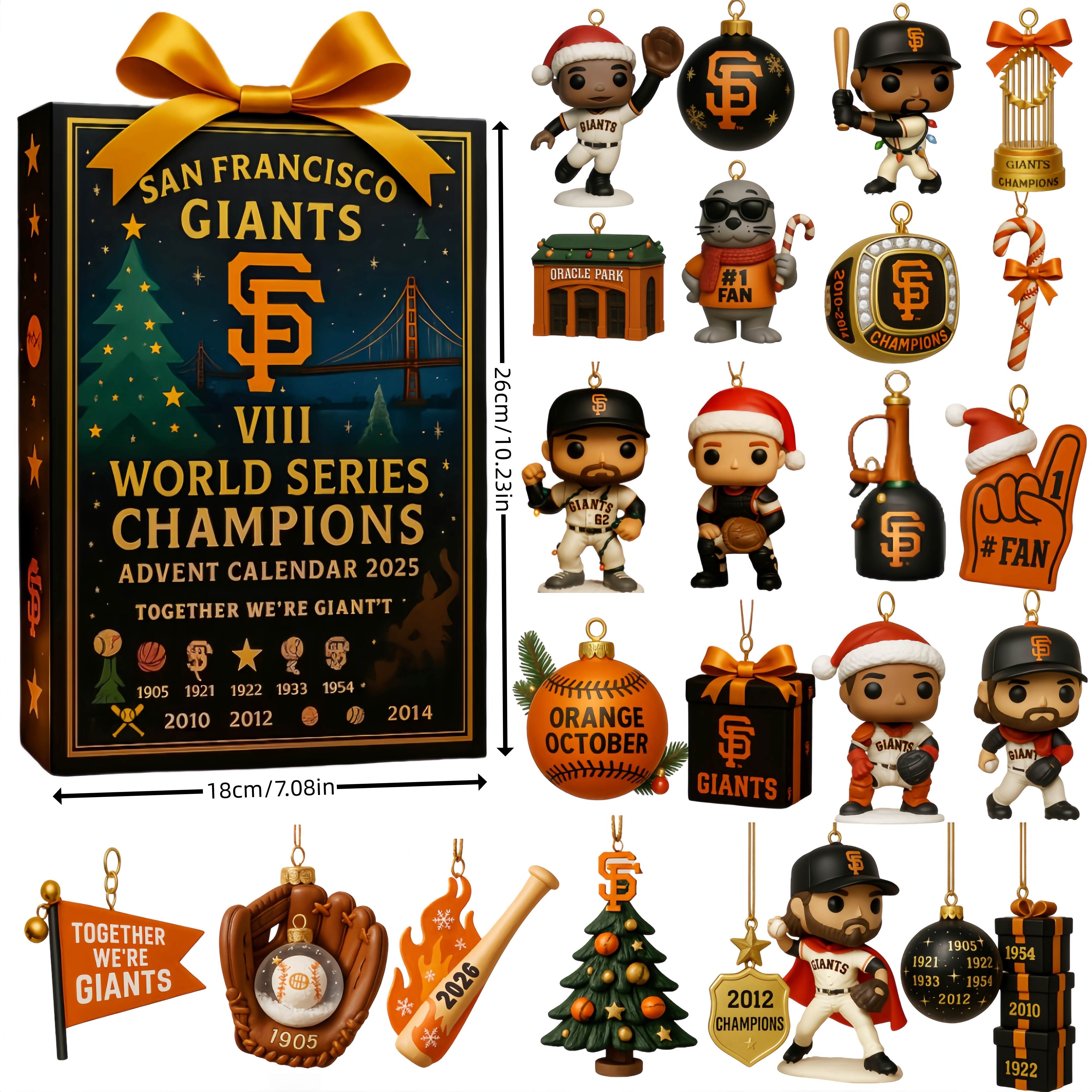 San Francisco Giants 2025 World Series Champions Advent Calendar