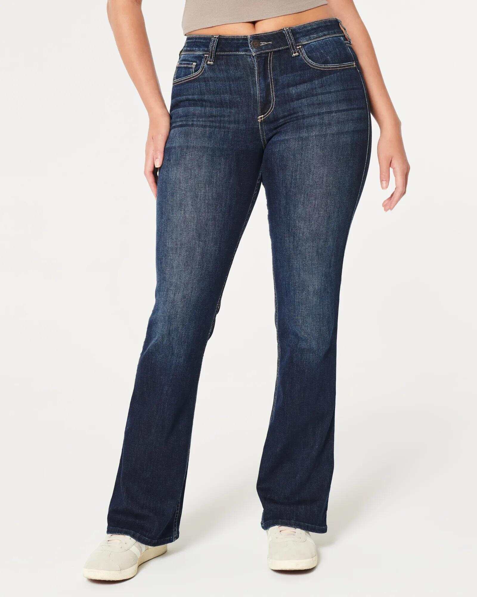 Curvy Mid-Rise Light Wash Boot Jeans