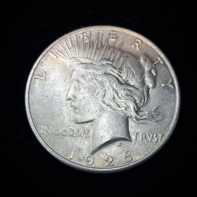 1926 S  Peace Dollar - XF+ / AU -  Reg 69  Key Date lot#  800