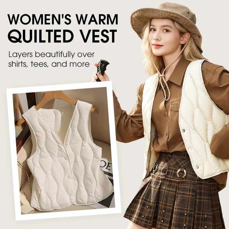Women's Warm Quilted Vest