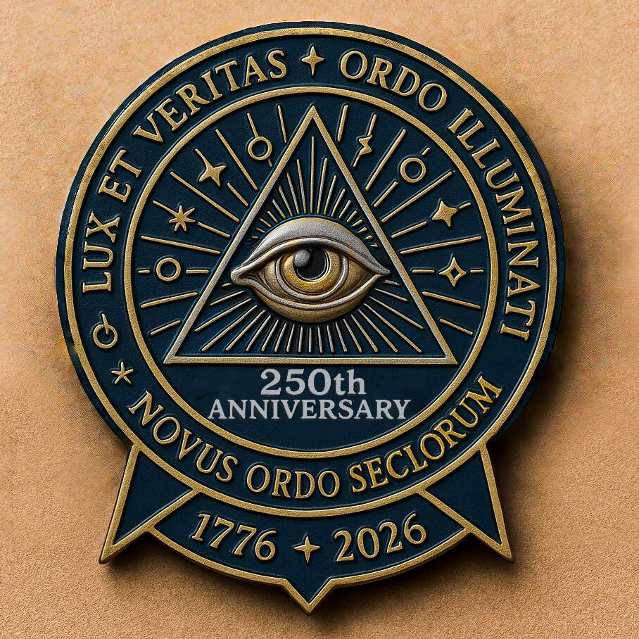 Illuminati 250th Anniversary Pin