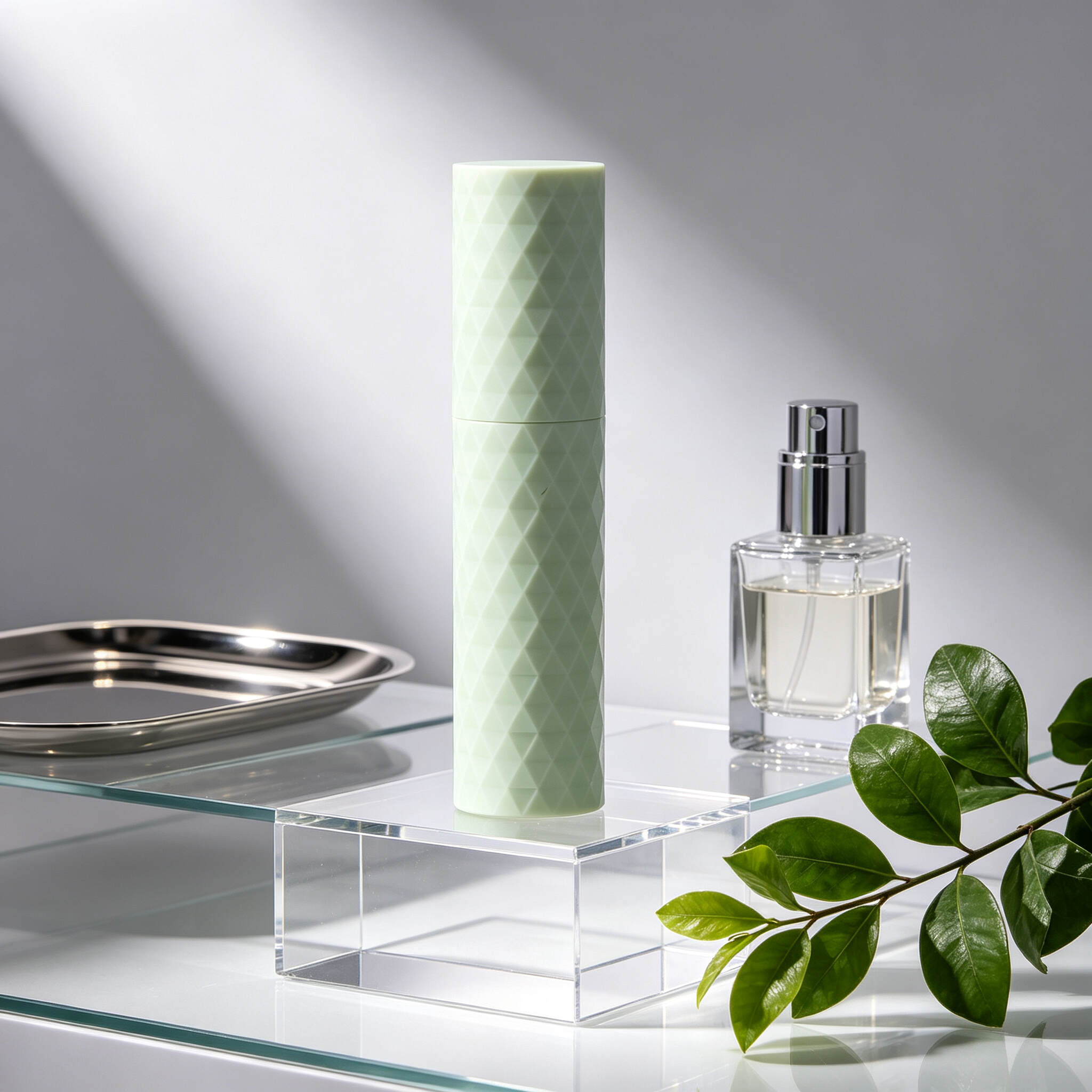 2 Styles Green Refillable Perfume Atomizer