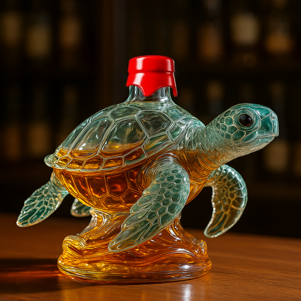 Sea Turtle Whiskey Bottle